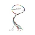 thumbnail image 4 of CIYISON 100Pieces Multicolor Braid Strands Bracelets Friendship Cords Hand-Making Bangle, 4 of 12