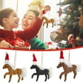 thumbnail image 6 of Moocorvic Christmas Hanging Horse Christmas Tree Decor for Home, Christmas Decorations Indoor Home Decor Realistic Horse Birthday Party Supplies for Kids Boys Girls, 6 of 6