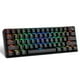 thumbnail image 2 of Teclado mecánico de 61 teclas con cable USB 2.4G Teclado en inglés y ruso de modo dual inalámbrico con interruptores rojos con efecto de luz RGB Eccomum Teclado, 2 of 6