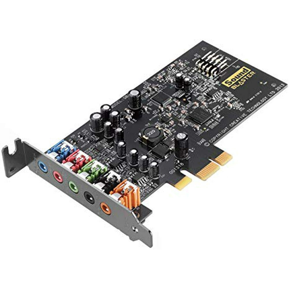 creative sound blaster audigy fx pcie 5.1 sound card with high