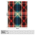 thumbnail image 4 of ARISTURING  Green Checkered Throw Blanket Ultra Soft Warm Blanket Checkerboard Grid Plush Blanket for Couch Bed Sofa, Pine Green, 4 of 6