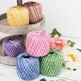 thumbnail image 4 of 3 Ball Pack Threadart 100% Pure Cotton Multicolor Crochet Thread - Size 10 - Color 49 - Variegated Denim Blues, 4 of 8