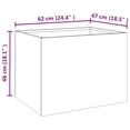 thumbnail image 4 of vidaXL Planter 62x47x46 cm Corten Steel, 4 of 5