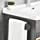 thumbnail image 4 of Portarrollos de cocina autoadhesivo de acero inoxidable para WC (negro 23 cm) TUNC Sencillez, 4 of 5
