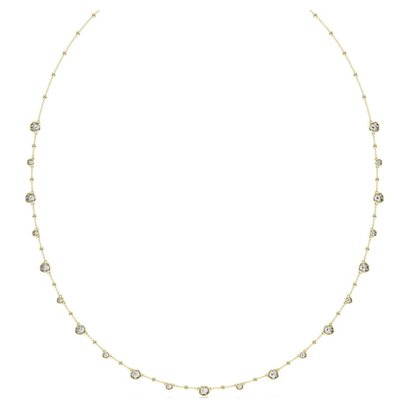 Collar Swarovski Imber Strandage con cristales transparentes en tono dorado