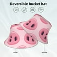 thumbnail image 4 of Kdxio Reflective Bucket Hat - Pig Nose Print Bucket Hat for Men,Women, 4 of 9