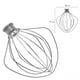 thumbnail image 2 of Inteprter Wire Whip Attachment Kitchen Accessory fits KL26M8X, KP26N9X for KT2651X, Cocina y Comedor, 2 of 6