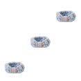 thumbnail image 3 of Minnieouse Cintas para el pelo Cinta para el sudor de cara Cintas para la cabeza deportivas Coral Fleece Azul claro Type1 NO1, 3 of 6