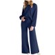thumbnail image 4 of Ichuanyi liquidación de moda femenina versátil cuello redondo manga larga pantalones sueltos para mujeres ICHUANYI WER2023081605429, 4 of 9