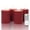 Red, variant on Fanna Flameless Pillar Candles with Timer in Real Wax for Advent and Christmas, Battery Operated Led Candles with Remote, 8 Batteries Included - Set of 4 (D 3" x H 4") - Dark Blue