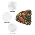 thumbnail image 3 of Yiaed Fruits Peach Print Winter Beanie for Men Women, Fleece Lined Beanie Soft Warm Knit Hat Ski Stocking Cuffed Ca, 3 of 6