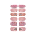 thumbnail image 1 of Pegatinas de uñas del dedo del pie Envolturas de uñas completo auto esmalte Pegatinas Flores Estrella Glitter Tiras de uñas Calcomanía Pegatinas para Mujeres Kits con lima de uñas, 1 of 4
