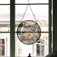 thumbnail image 3 of Personalized Duck Stained Glass Suncatcher Window Hanging, Duck Hand-Painted Glass Panel Wall Home Decor, Duck Garden Decor Ad6iUN, 3 of 5