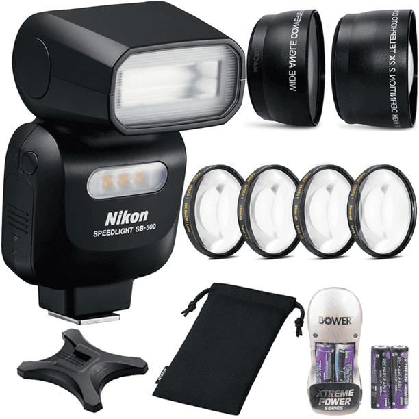 Nikon SB500 AF Speedlight Flash with Accessory Kit for Nikon D3300