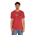 thumbnail image 5 of Rainbow Ghost Tee, Halloween Shirt, Unisex Graphic T-Shirt, Spooky Apparel, 5 of 6
