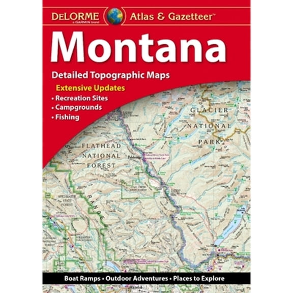Pre-Owned Delorme Atlas & Gazetteer: Montana (Paperback) by Rand McNally