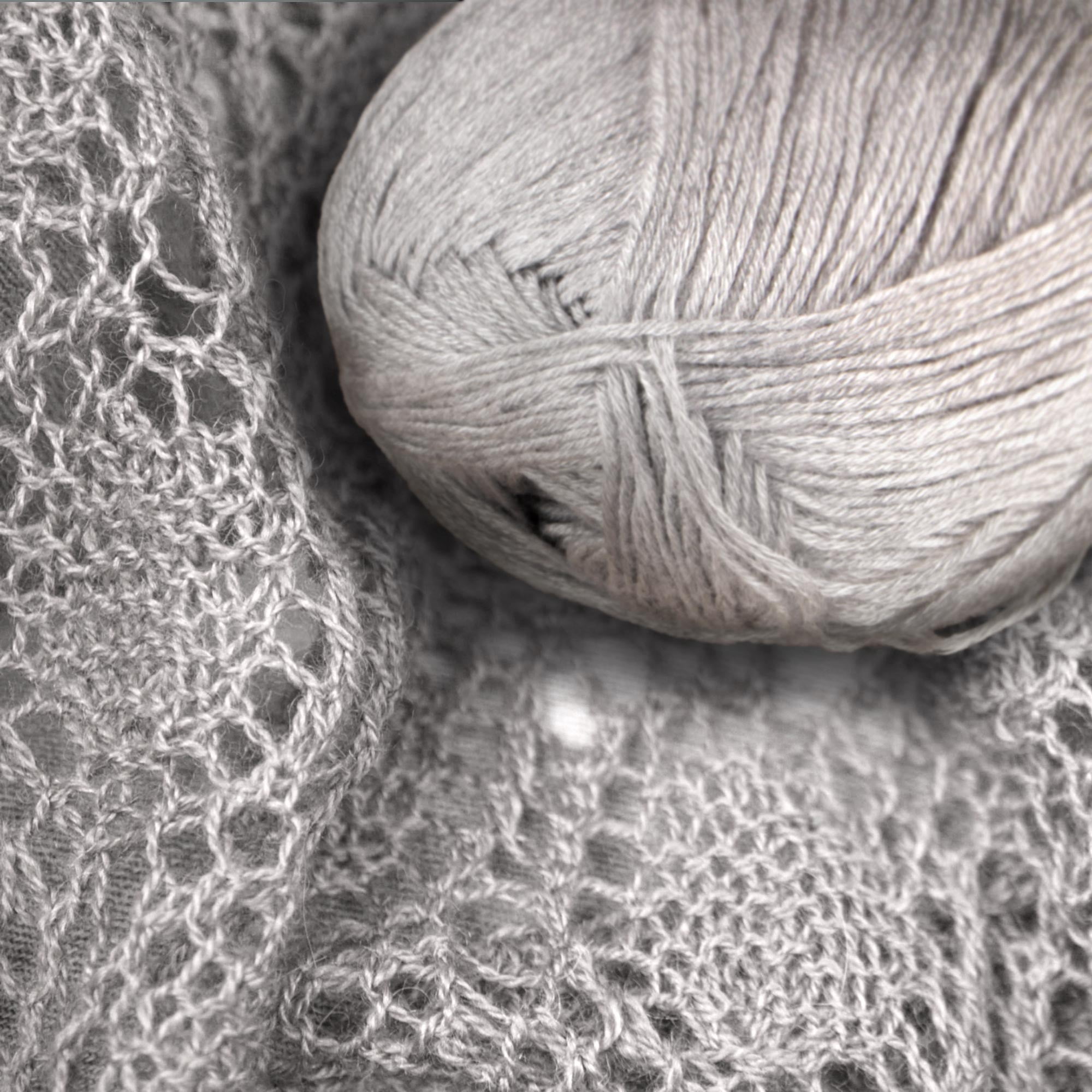 JubileeYarn Bamboo Dynasty - Baby Weight Bamboo - 50g/Skein - Shades of Grey - 4 Skeins