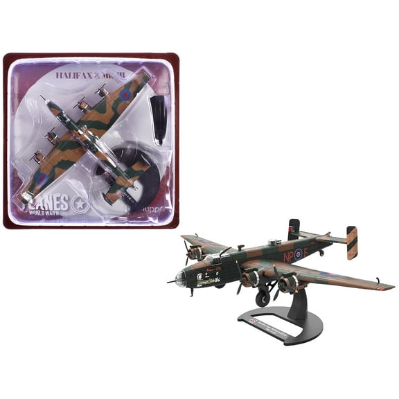 Handley Page Halifax B.MK III Bomber Aircraft Royal Air Force "Planes of WWII" Series 1/144 Diecast Model Airplane by Luppa
