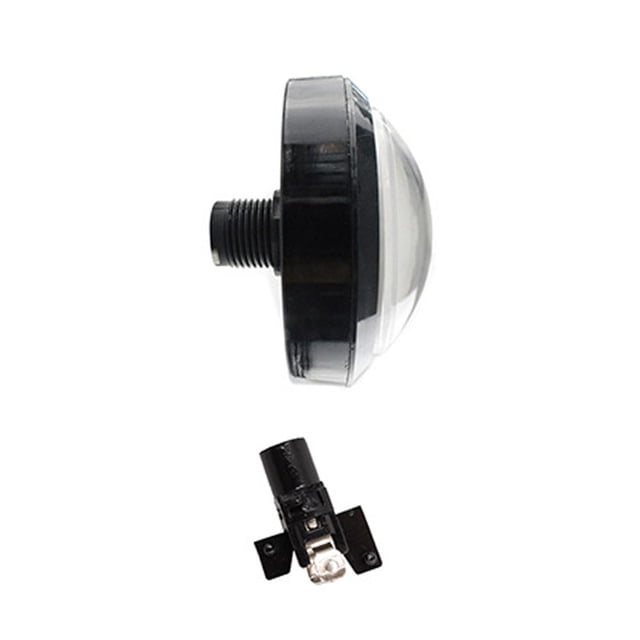 Methold Máquina de ventilación para videojuegos redonda con botón pulsador que funciona con monedas de 100mm, dispositivo de respuesta, Videojuegos y accesorios Blanco Tipo 3
