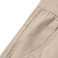 thumbnail image 7 of DPTALR George Men's Flex Pants Stretch Work Cargo Pants Lightweight Outdoor Hiking Trousers Khaki Big and Tall Men XXL, 7 of 7