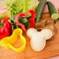 6PCS Sandwich Cutter and Sealer for Kids DIY Pancake Cookie Cutters,Cut