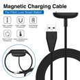 thumbnail image 3 of Compatible Con El Cable De Carga Fitbit Luxe Con Botón De Reinicio Cargador Portátil Usb Compatible Con Pulsera Inteligente Con Protección Contra Sobrecarga Kearding EL016205-00, 3 of 5