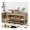 Natural, variant on Bamboo Shoe Rack with Storage, Entryway Storage with Padded Seat, Shoe Oiganizer Shelf for Entryway Mudroom Bathroom Hallway, Natural