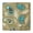 White-658, variant on Square Tablecloth Bohemian Style Tribal Patterns, Elastic Fitted Vinyl Table Cover, Waterproof, Backed, Indoor Outdoor Use