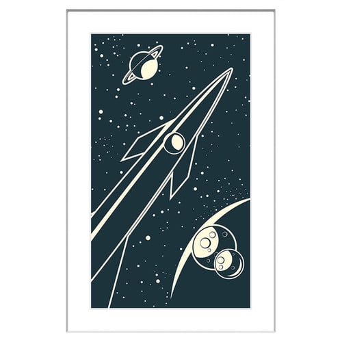 "Deep Space" Framed Painting Print