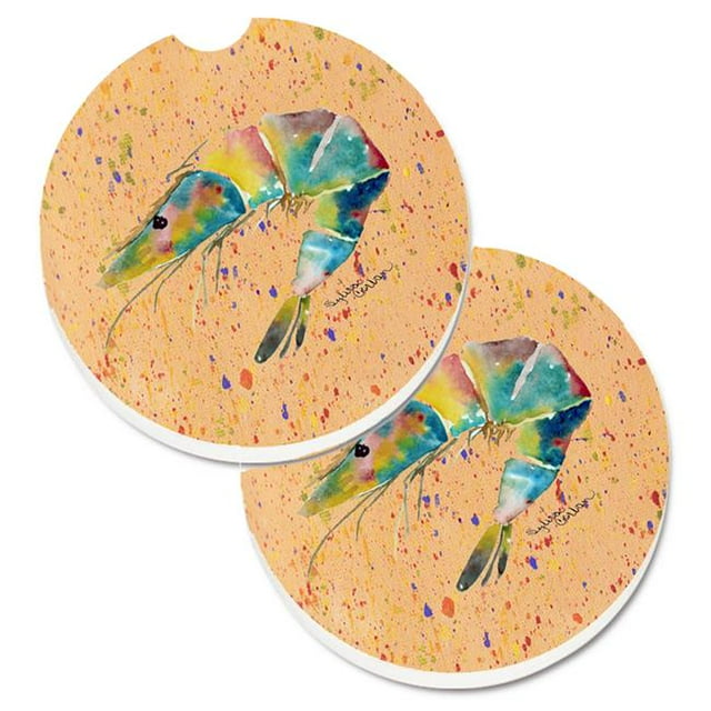 Ensemble Crevettes de 2 Sous-Verres Porte-Gobelets