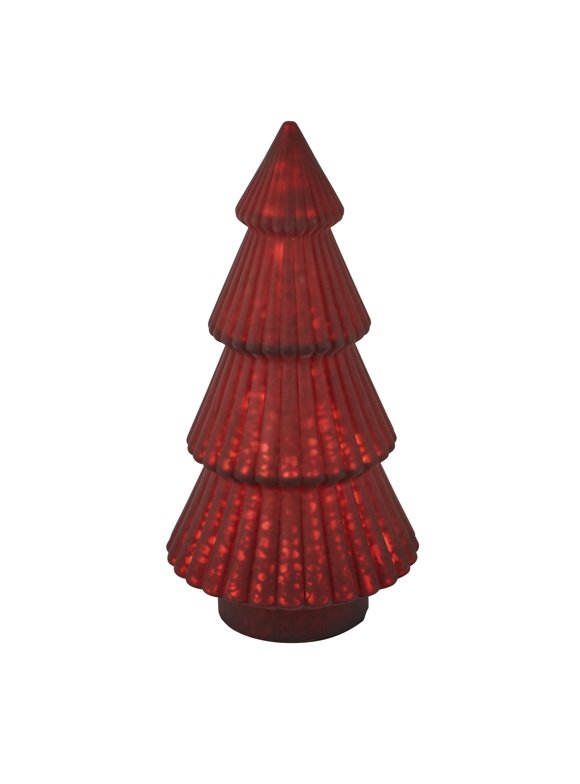 Red Christmas Tree Walmart 