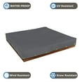 thumbnail image 2 of COVERS&ALL Sandbox Cover 12 Oz Waterproof - Sandpit Cover 100% Weather Resistant with Metal Grommets (Grey, 45.5" W x 45.5" D x 8" H), 2 of 7