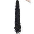 thumbnail image 3 of SEGO Faux Locs Crochet Braids Hair Synthetic Braiding Hair Real Soft Wave Curly Black Hair Extensions Ombre Dreadlocks Hairstyles, 3 of 10