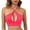 Hot Pink-09, variant on Mittory Women's Workout Sports Bras Longline Criss Cross Back Yoga Running Workout Bra Crop Tops
