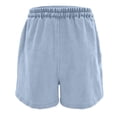thumbnail image 5 of OGLCCG Jean Shorts for Girls Teens Elastic Waisted Denim Shorts with Pockets Baggy Lightweight Summer Shorts 5-15 Years, 5 of 6
