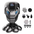 thumbnail image 1 of ReverseClock 5 in 1 Cordless Electric Rotary Shavers Waterproof Razor for Men, with LED Display Bald Head Beard Trimmer Grooming Kit, 1 of 6