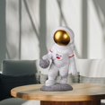 thumbnail image 6 of Handmade Polyresin Spaceman Statue Bookshelf Tabletop Outer Space Astronaut Action Figure Sculpture Standing Décor CollectiblesEducational Toy , Grip a St, 6 of 7