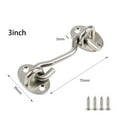 thumbnail image 1 of Lefu Cabin Hook And Eye Latch Lock Shed Gate Door Stainless Steel Catch Silent Holder, 1 of 4