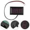 thumbnail image 4 of Mini DC 5-120V Voltage Volt Meter Voltmeter Blue LED Panel 3 Digital Display, 4 of 12