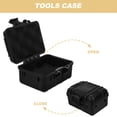 thumbnail image 4 of Maleta de plástico para viajes, estuche portátil para guardar herramientas, caja de transporte multiusos, soporte para herramientas y gadgets., 4 of 8