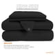 thumbnail image 3 of Juego de Funda para Edredon Duvet Dreamlab, Tamaño King Size, Color Negro, 3 Piezas, 3 of 9