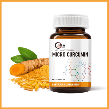 JBA Brands Micro Curcumin Capsules to Support Cognitive Health, 60 Count