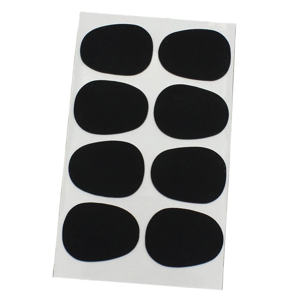 Durable 8Pcs 0.3mm Sax Mouthpiece Patches Pads Mouthpiece Protector White for Alto Saxophone Accessory 