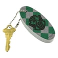 thumbnail image 2 of Harry Potter Slytherin Plaid Sigil Floating Keychain Oval Foam Fishing Boat Buoy Key Float, 2 of 5