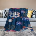 thumbnail image 2 of Chilfamy Football Blanket for Boys,Kids Football Throw Blanket for Boys and Girls,Cool Cute Soft Throw Blanket Gifts, Comfy Blanket for Boys Kids Teen, 2 of 6