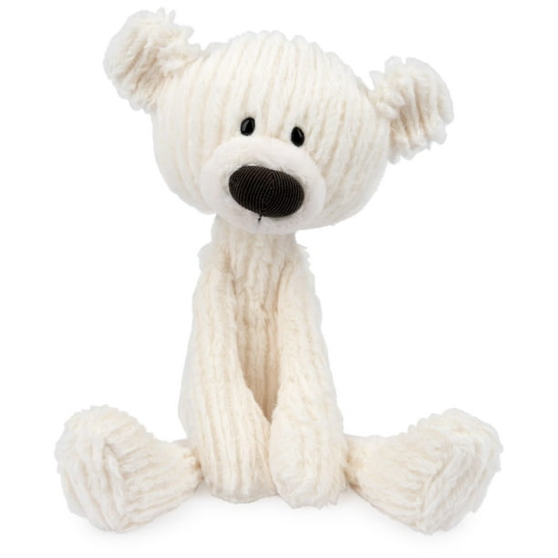 Cable de peluche GUND para palillo de dientes con forma de oso de peluche, 38 cm, color crema