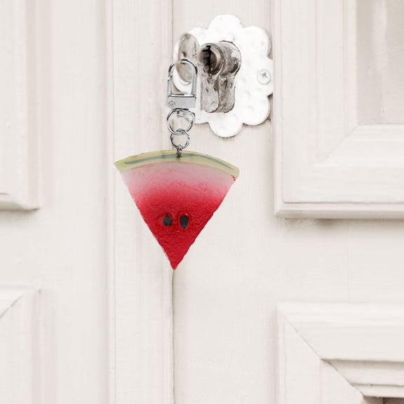 WHAMVOX  2 Pcs Fruit Key Chain Summer Keychain Student Miss