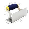 thumbnail image 1 of Stainless Steel Concrete Hand for Groover Tools Set Plaster Cement Finishing c, 1 of 9