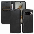 thumbnail image 4 of Wallet Case for Google Pixel 9 Pro XL 5G Flip Cover with Card Slots, Magnetic Stand & Strap Black, 4 of 7
