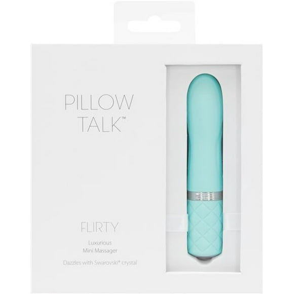 Pillow Talk Flirty Mini Bullet Vibrator, Teal